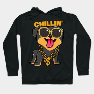 Dog thug chillin' Hoodie